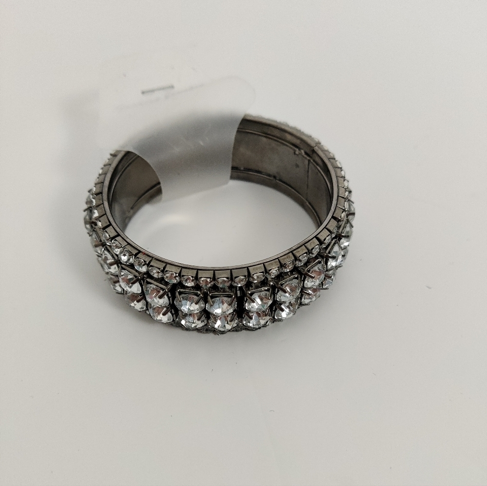 Glamorous Rhinestone Bracelet – Vintage, Sparkling, Elegant, Party